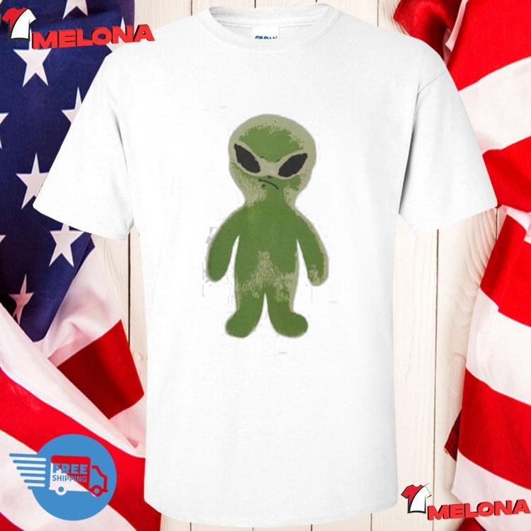 The8 In Hoodhood Alien Graphic Overfit Half T-shirt, hoodie