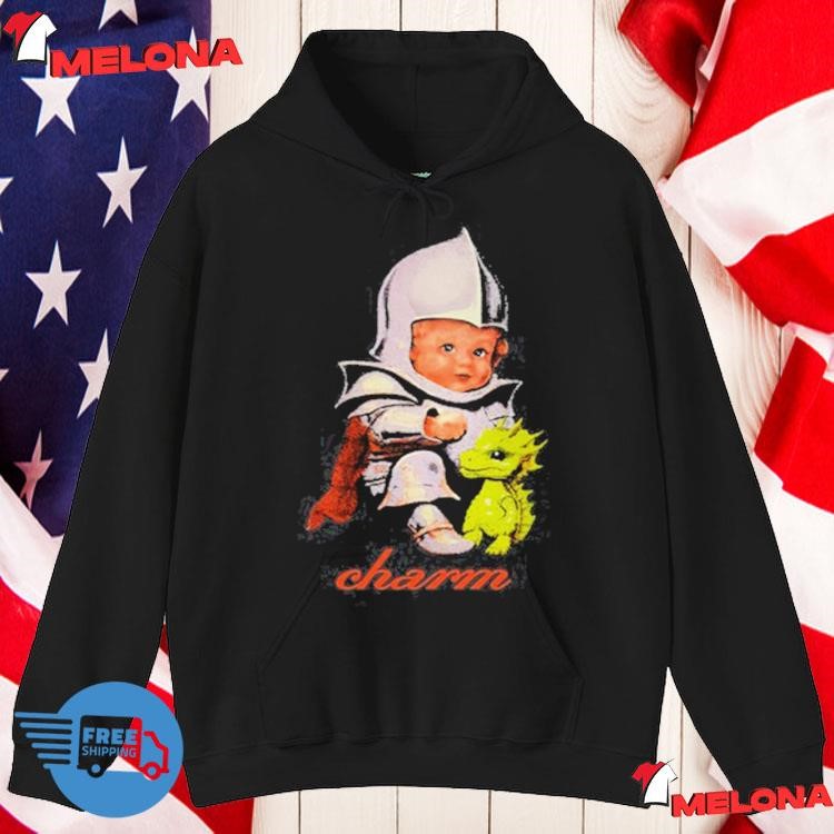【Mサイズ】Clairo Charm Baby Knight Hoodie Clairo Merch Charm Baby Knight Hoodie Fashion Hoodies Men