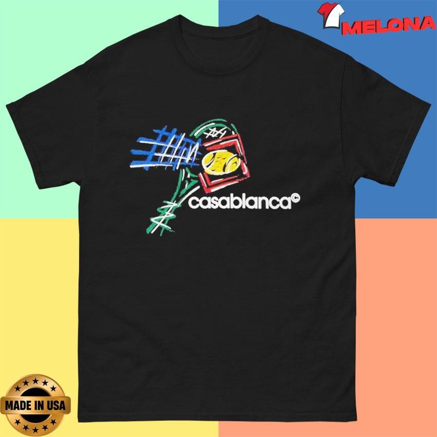 Official Casablanca Croquis De Tennis Shirts, hoodie