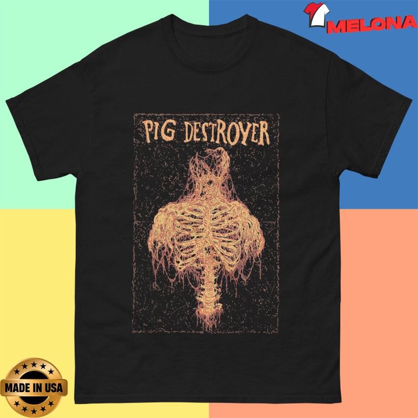 Pig Destroyer Tシャツ 2XL ブラック Official Pig Destroyer Ribs Shirts, hoodie, sweater, long
